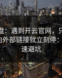 实测复盘：遇到开云官网，只要出现按钮指向外部链接就立刻停：1分钟快速避坑