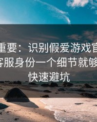 冷门但重要：识别假爱游戏官方网站其实看客服身份一个细节就够了：5个快速避坑