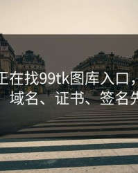 如果你正在找99tk图库入口，先冷静三秒：域名、证书、签名先核对